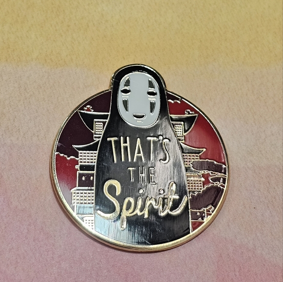 {5/$25} Spirited Away No Face hard enamel pin - Picture 4 of 4